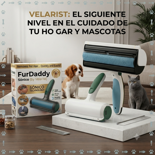 Removedor de Pelo Sónico de Mascotas – Limpieza Profunda y Sin Esfuerzo